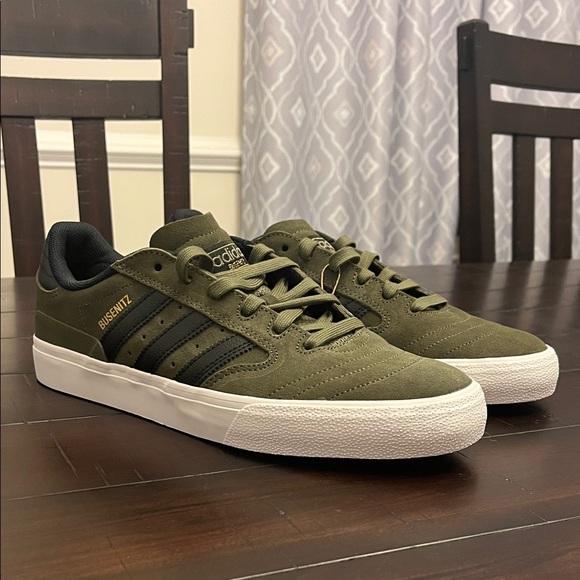 adidas Other - Adidas Busenitz Vulc II Shoes Sneakers new JQ1027 green Mens Size 9.5
